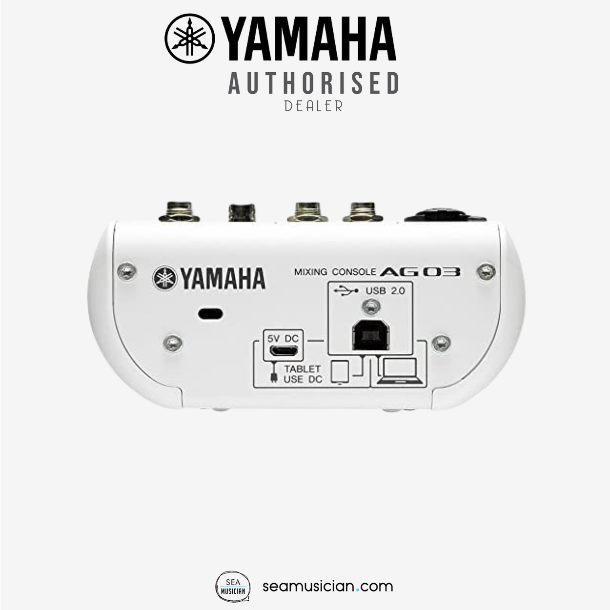 yamaha ag03 3-channel mixer/usb interface for ios/mac/pc